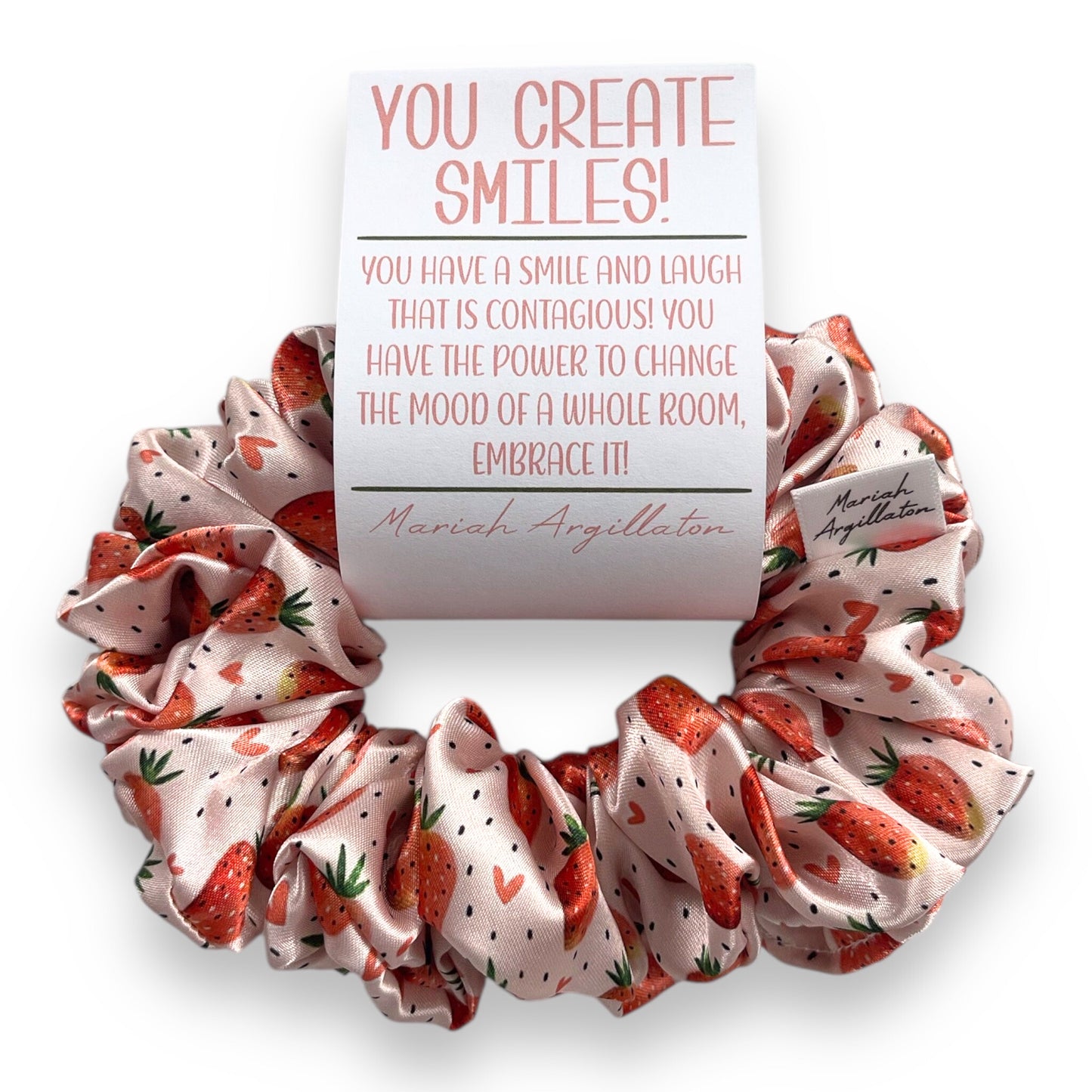 You Create Smiles Scrunchie!