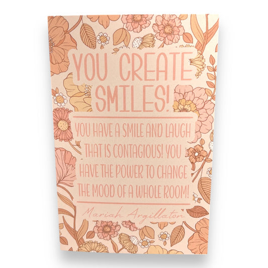 You Create Smiles Card!