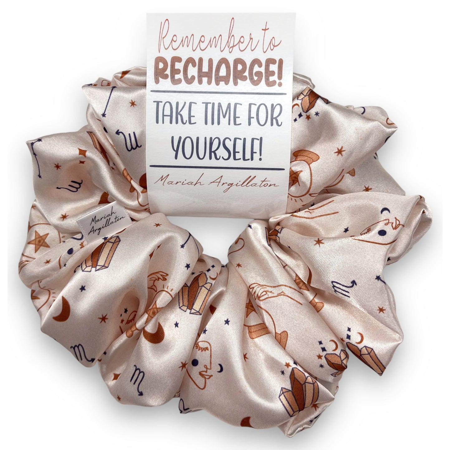 Remember To Recharge! XL Scrunchie