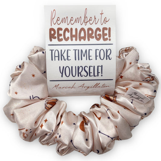 Remember To Recharge! Regular Scrunchie!